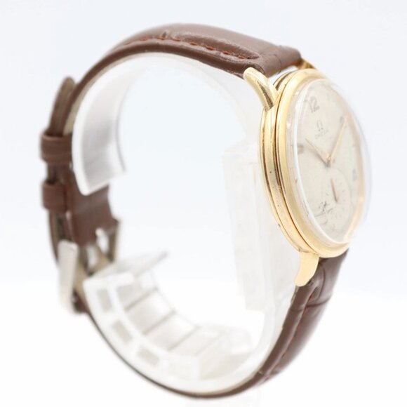 Vintage 32mm Omega F6212 Men's Bumper Automatic Wristwatch 28.10 RA 14k GF - Picture 4 of 5